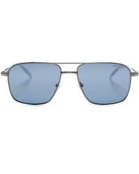 Montblanc - Double-Bridge Square-Frame Sunglasses - Lyst