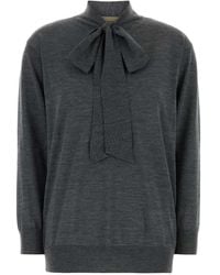 Valentino Garavani - Bow-Detail Sweater - Lyst