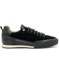 AllSaints - Harri Suede Panelled Sneakers - Lyst