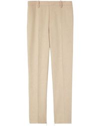 Off-White c/o Virgil Abloh - Logo-tag Slim-cut Trousers - Lyst