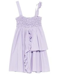 Vivetta - Ruffle-Details Mini Dress - Lyst