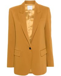 forte_forte - Single-Breasted Notched-Lapel Blazer - Lyst