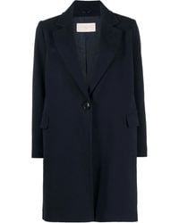 Circolo 1901 - Buttoned-Up Single-Breasted Coat - Lyst