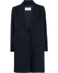 Circolo 1901 - Buttoned-Up Single-Breasted Coat - Lyst