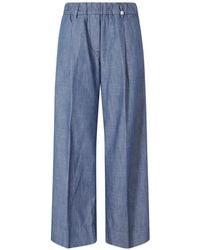 Myths - Elasticated-Waistband Straight Trousers - Lyst