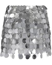 Rabanne - The Sparkle Discs Skirt - Lyst