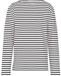 Prada - Striped Long-sleeve T-shirt - Lyst