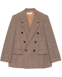 Chloé - Wool Double-Breasted Jacket - Lyst