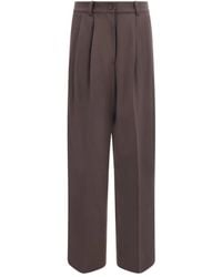 P.A.R.O.S.H. - Pleated High Waist Trousers - Lyst