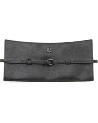 John Richmond - Buckle-Detail Logo-Plaque Shoulder Bag - Lyst