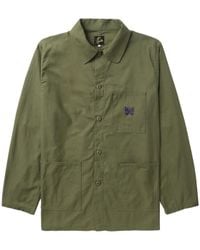 Needles - Lightweight Cotton Jacket With Button-Up Front - Lyst