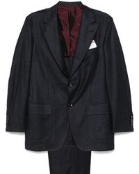 Kiton - Checkered Suit - Lyst