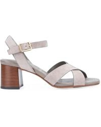 Doucal's - Criss-Cross Suede Sandals - Lyst