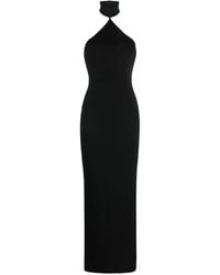 Solace London - Blanca Halterneck Maxi Dress - Lyst