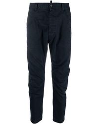 DSquared² - Mid-rise tapered trousers - Lyst