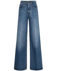 John Richmond - Wide-Leg Cotton Jeans - Lyst