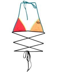 DIESEL - Triangle Bikini - Lyst