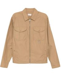 Moncler - Poplin Long Sleeve Jacket - Lyst