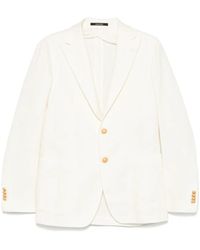 Tagliatore - Tailored Minimalist Blazer With Notch Lapel - Lyst