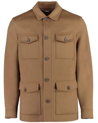 Canali - Jacke mit Klappentasche - Lyst