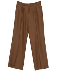Sandro - Belt-Loop Pleated Trousers - Lyst