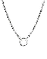 David Yurman - Sterling Smooth Amulet Box Chain Necklace (2.7Mm) - Lyst
