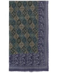 SGOMBERO CANTINE - Schal Mit Paisley- Und Blumenprint - Lyst