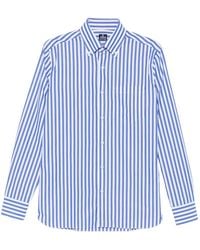 Truzzi - Vertical-Stripe Button-Down Shirt - Lyst