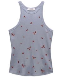 Dorothee Schumacher - Seduction Embroidered Ribbed Tank Top - Lyst