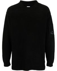C.P. Company - Lens Motif Cotton Sweater - Lyst