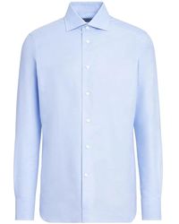 ZEGNA - Trofeo Cotton Shirt - Lyst