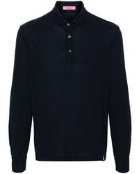 Drumohr - Spread-collar Cotton Polo Shirt - Lyst