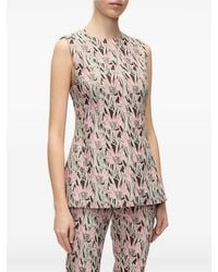 Veronica Beard - Jessup Floral-Print Sleeveless Top - Lyst
