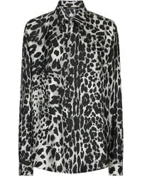 Roberto Cavalli - Hemd mit Leoparden-Print - Lyst