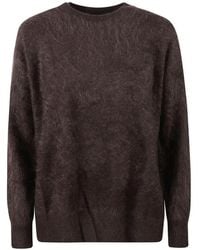 Max Mara - Brushed-Knit Crew-Neck Sweater - Lyst