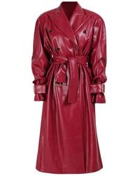 ROWEN ROSE - Jas Met Ceintuur En Dubbele Rij Knopen - Lyst