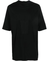 Rick Owens - T-shirt con design a inserti - Lyst
