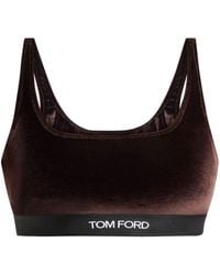 Tom Ford - Top con franja del logo - Lyst