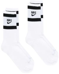 Nike Two-pack Logo Print Socks - White