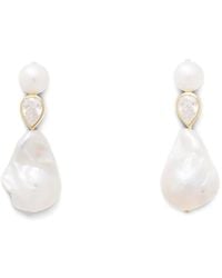 Completedworks - Pearl-Embellished Drop Earrings - Lyst