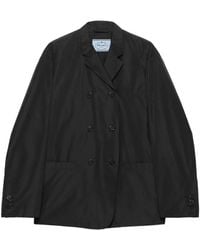 Prada - Blazer Con Doble Botonadura - Lyst