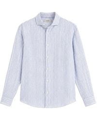 Seventy - Striped Linen Shirt - Lyst