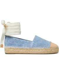 Tory Burch - Espadrilles Aus Leder - Lyst