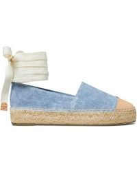 Tory Burch - Espadrilles Aus Leder - Lyst