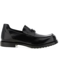 Balenciaga - Comfy Logo-Plaque Loafers - Lyst