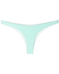 JADE Swim - Terry Cloth-Effect Bikini Bottoms - Lyst