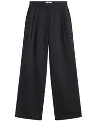Ecoalf - Miel Pleated Wide-Leg Trousers - Lyst
