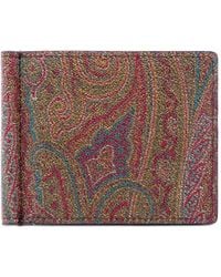 Etro - Paisley-Print Wallet - Lyst