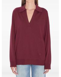 Gucci - Poloshirt Aus Extrafeiner Wolle, Größe - Lyst