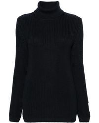 Moschino - Classic Turtleneck Cotton Jumper - Lyst